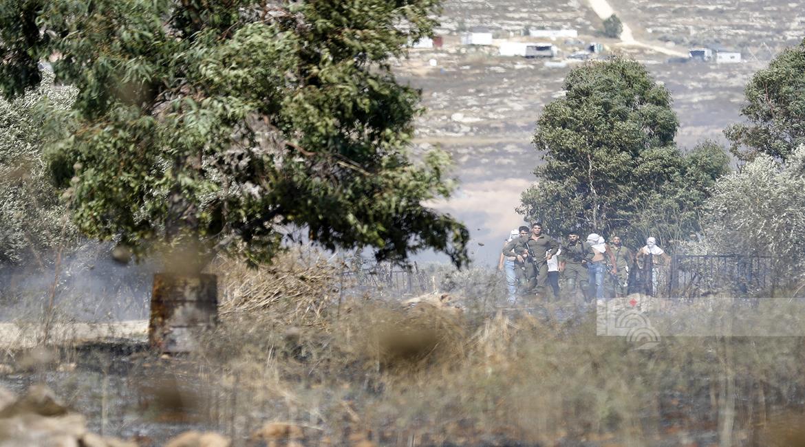 اعتداء سابق للمستعمرين على ترمسعيا 