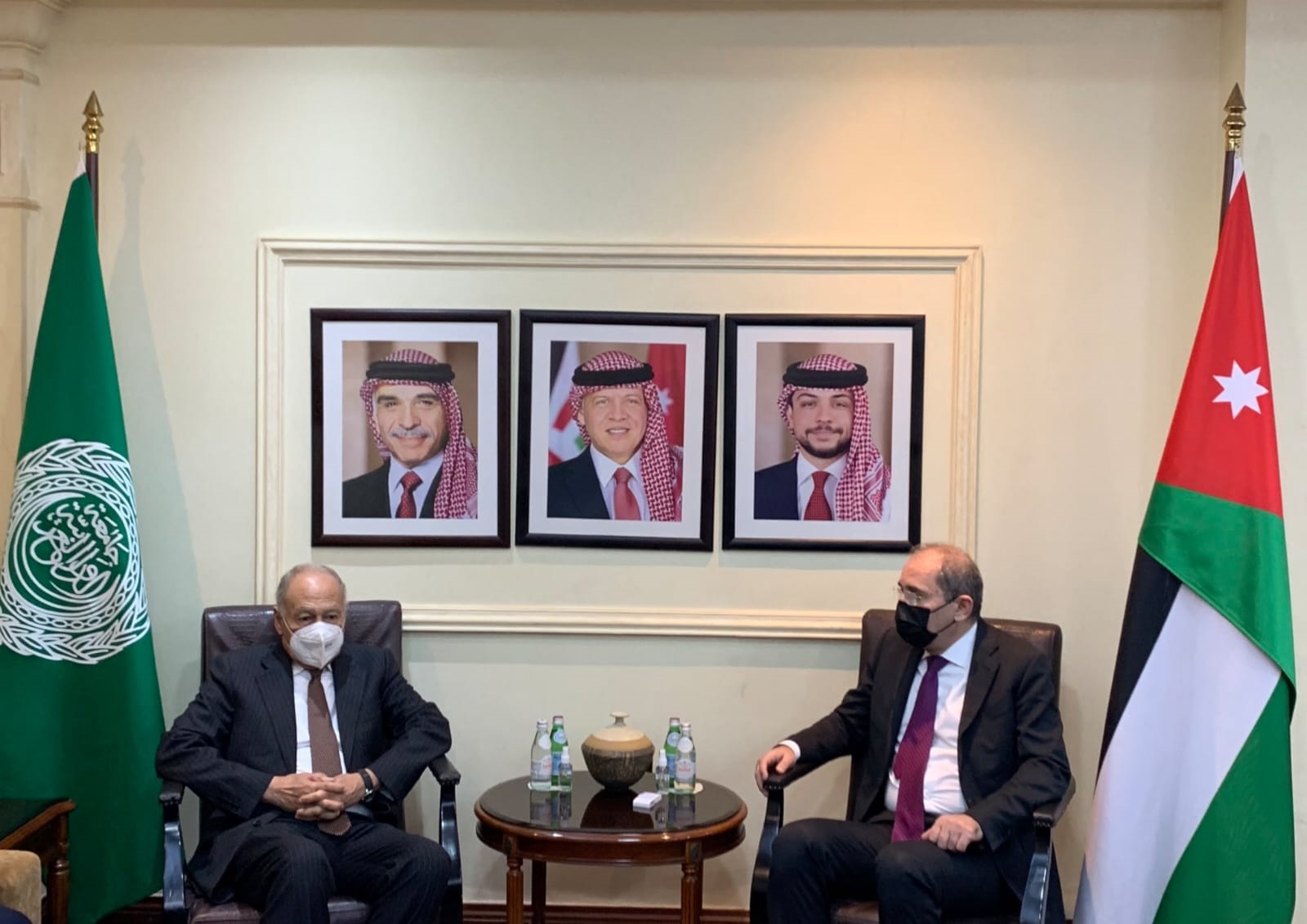 جانب من لقاء أبو الغيط والصفدي