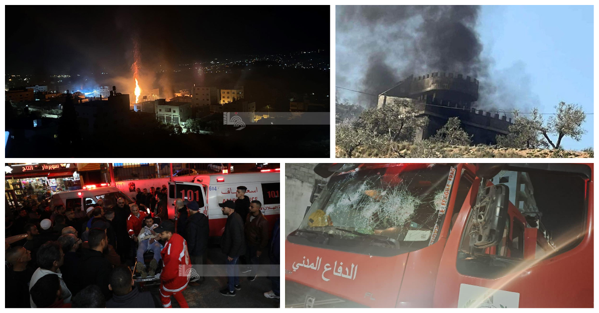 جانب من اعتداءات المستعمرين على بلدة حوارة العام الماضي